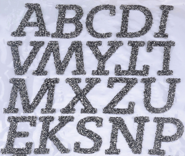 3d Alphabets Letters Crystal Hotfix Rhinestone Motifs Iron On Transfer  Rhinestone Patches Applique For Clothing Hats 10pcs/lot - Rhinestones -  AliExpress